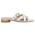 Фото #1 товара VANELi Brogan Womens White Casual Sandals 310232