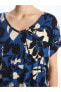 Фото #12 товара Платье женское с коротким рукавом LC WAIKIKI Grace V-образным вырезом с цветочным узором