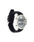 Фото #2 товара Часы и аксессуары Rocawear Мужские аналогово-цифровые наручные часы с черным силиконовым ремешком 51мм