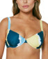 Фото #1 товара Jessica Simpson 300614 Women Smooth Sailing Underwire Bikini Top Size L