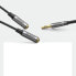 Фото #5 товара Rozdzielacz na 2x przewód kabel AUX 3.5mm mini jack 0.2m czarny