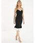 ფოტო #1 პროდუქტის Women's Double Frill Strappy Midi Dress