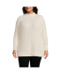 ფოტო #1 პროდუქტის Plus Size Drifter Shaker Easy Fit Mock Neck Sweater