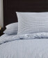 Ticking Stripe Cotton Percale 2 Piece Duvet Cover Set, Twin