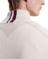 Фото #5 товара Men's Chunky Zip-Through Sweater