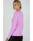 Фото #2 товара Women's 100% Pure Cashmere Long Sleeve Pullover V Neck Sweater (8160, Lime, Large )