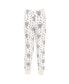 Infant Girl Organic Cotton Tight-Fit Pajama Set, Pink Elephant