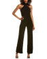 bebe 297672 Womens Choker Neck Jumpsuit Black Size 6