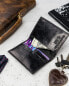 Фото #4 товара Аксессуары ROVICKY Складной чехол для карт из натуральной кожи N1912-RVTK Черный Не применяется