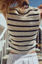 STRIPED KNIT TOP