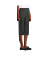 ფოტო #3 პროდუქტის Petite Sport Knit High Rise Elastic Waist Capri Pants