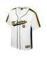 Men's Cream Distressed UC Irvine Anteaters Ruth Button-Up Baseball Jersey