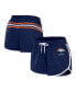 ფოტო #1 პროდუქტის Women's Navy Denver Broncos Hem Shorts
