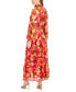 Фото #2 товара Petite Floral-Print Maxi Dress