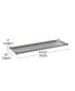 Фото #6 товара Under Shelf For Kitchen Prep And Work Tables - Adjustable Galvanized Lower Shelf For Stainless Steel Tables