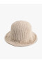 Örgü Kova Kışlık Şapka