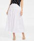 ფოტო #3 პროდუქტის Women's Cotton Poplin Maxi Skirt, Created for Macy's