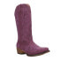 Фото #2 товара Roper Riley Embroidered Snip Toe Cowboy Womens Purple Casual Boots 09-021-1566-