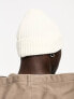 Фото #3 товара Napapijri Foli rib knit beanie in white