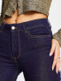 New Look mid rise skinny jeans in dark blue