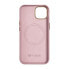 Фото #3 товара Чехол для iPhone 14 Plus ICARER магнитный с MagSafe Litchi Premium Leather Case розовый