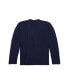 Фото #2 товара Toddler and Little Boys Cable-Knit Cotton V-Neck Cardigan Sweater