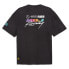 Фото #2 товара Puma Mapf1 X Mdj Graphic Crew Neck Short Sleeve T-Shirt Mens Black Casual Tops 6