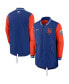 ფოტო #1 პროდუქტის Men's Royal New York Mets Dugout Performance Full-Zip Jacket