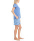 ფოტო #3 პროდუქტის Women's 2-Pc. Joyful Nautical Pajamas Set