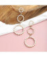 Фото #3 товара Women's Snowball Drop Earrings