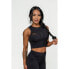 NEBBIA Compression Push-Up Mesh Gold Sports Top High Support