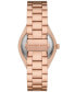 Women's Lennox Three-Hand Rose Gold-Tone Stainless Steel Watch 37mm