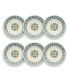 Фото #1 товара LaCena Medallion 6-Piece Salad Plate Set, 8.5"