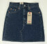 Фото #7 товара Levi's Denim High Rise Waisted Deconstructed Jean Skirt Women's size 24 New