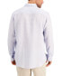 Фото #2 товара Men's 100% Linen Shirt, Created for Macy's