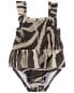 Фото #6 товара Baby 2-Piece Zebra 1-Piece Swimsuit & Cover-Up Set 18M