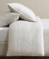 Ribbed Matelasse Melange Tencel Jersey 3 Piece Duvet Cover Set, Queen