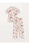 Фото #1 товара Lcw Baby Polo Yaka Kısa Kollu 101 Dalmaçyalı Baskılı Kız Bebek Pijama Takım