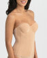 ფოტო #6 პროდუქტის Brianna Low Back Strapless Longline Bra, 8980