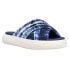 Фото #2 товара TOMS Alpargata Mallow Cro Tie Dye Platform Womens Blue Casual Sandals 10017858T