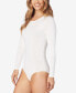 ფოტო #4 პროდუქტის Softwear with Stretch Long Sleeve Bodysuit, Created for Macy's