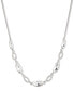 ფოტო #1 პროდუქტის Pavé & Crystal Statement Necklace, 16" + 3" extender