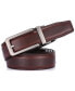 Фото #3 товара Men's Classic Keen Design Leather Ratchet Belt