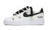 【定制球鞋】 Nike Air Force 1 Low 解构二号 手绘解构鞋带 特殊鞋盒 休闲 低帮 板鞋 女款 白黑 / Кроссовки Nike Air Force DD8959-100