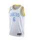 Фото #3 товара Men's LeBron James White Los Angeles Lakers 2022/23 Swingman Jersey - Classic Edition