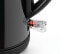Фото #6 товара Электрический чайник Bosch TWK3P423 - 1,7 л - 2400 Вт - Черный - Нержавеющая сталь - Индикатор уровня воды - Беспроводной