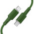 Фото #7 товара Kabel przewód USB-C 60W 20V 3A 1.2m zielony oliwkowy