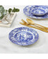 Blue Italian Salad Plate