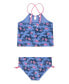 ფოტო #9 პროდუქტის Big Girls Tri-Cutout Tankini Swimsuit