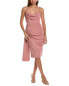 Фото #1 товара Rene Ruiz Front Drape Cocktail Dress Women's